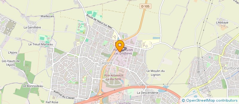 localisation de l'entreprise SCI LAGORD 2  LAGORD