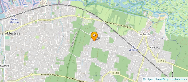 localisation de l'entreprise SCI LAGOTI  LE TEICH