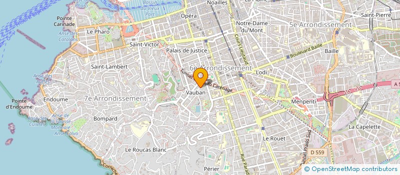 localisation de l'entreprise SCI LAGOTINE  MARSEILLE