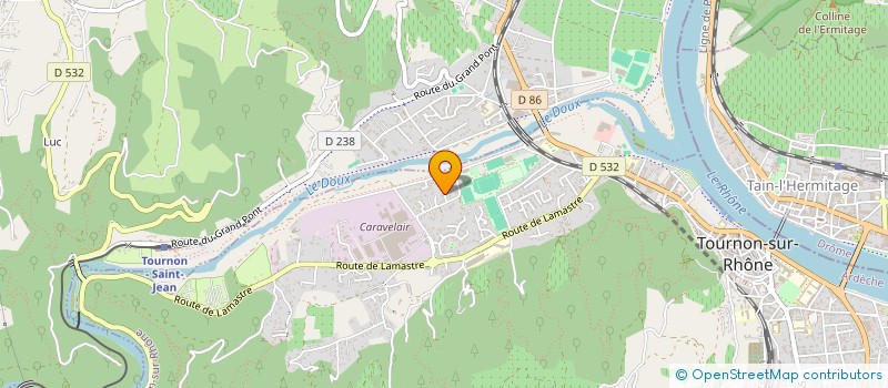 localisation de l'entreprise SCI LAGOULETTE à TOURNON-SUR-RHONE