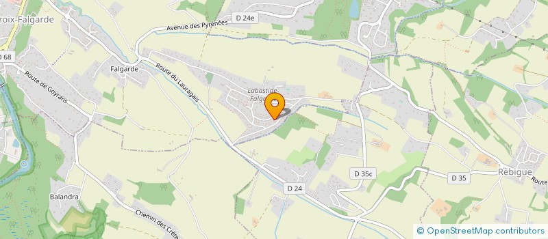 localisation de l'entreprise SCI LAGRANGE  ROQUES-SUR-GARONNE