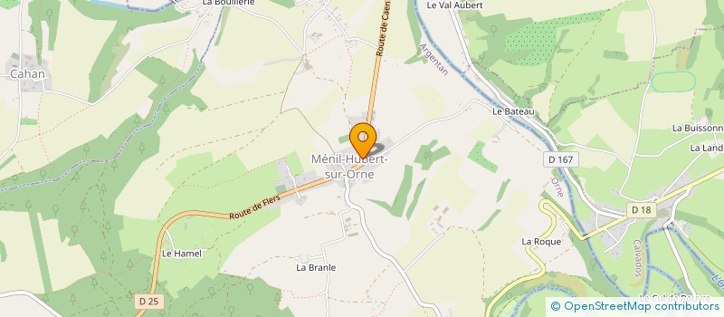 localisation de l'entreprise SCI LAGRANGE à MENIL-HUBERT-SUR-ORNE