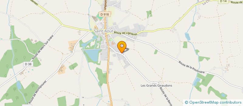 localisation de l'entreprise SCI LAGRANGE à SAINT-AOUT