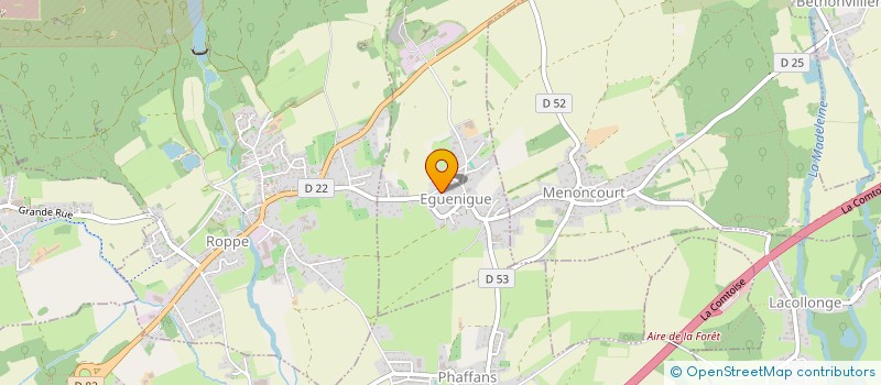 localisation de l'entreprise SCI LAGRANGE à EGUENIGUE