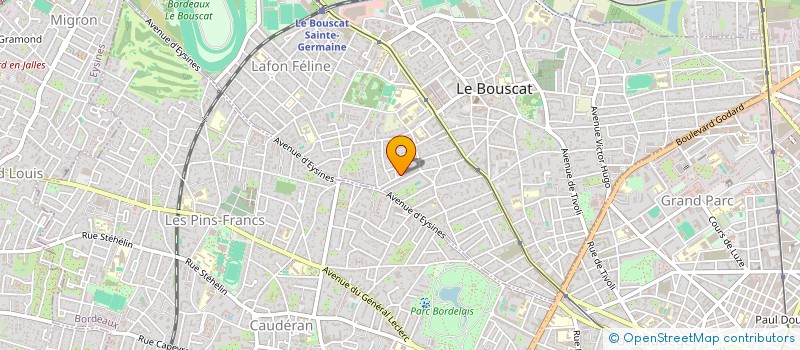 localisation de l'entreprise SCI LAGRANGE  LE BOUSCAT