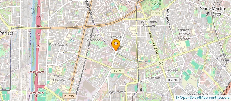 localisation de l'entreprise SCI LAGRANGE à GRENOBLE