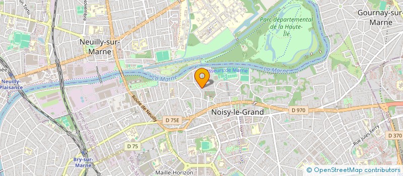 localisation de l'entreprise SCI LAGRANGE  NOISY-LE-GRAND