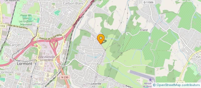 localisation de l'entreprise SCI LAGRANGE  LORMONT