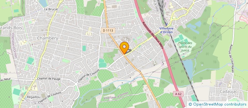 localisation de l'entreprise SCI LAGRANGE LES MARGUERITES  VILLENAVE-D'ORNON