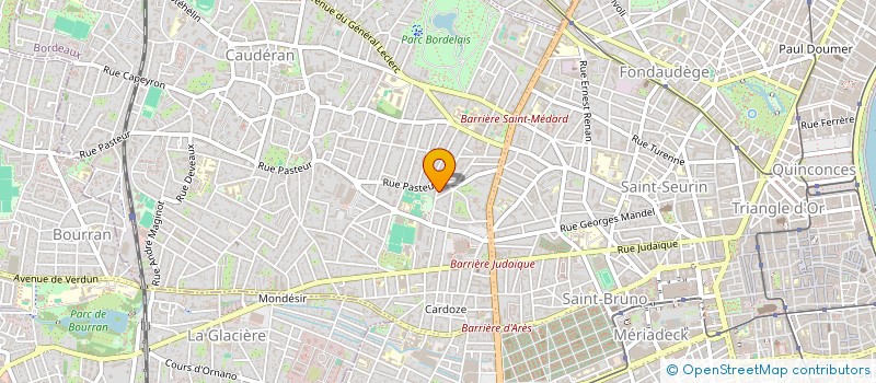 localisation de l'entreprise SCI LAGRAVEYRE à BORDEAUX