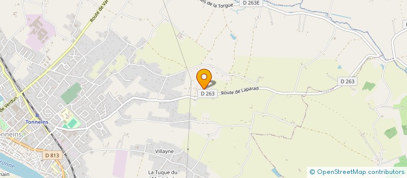 localisation de l'entreprise SCI LAGRAVIERE  TONNEINS