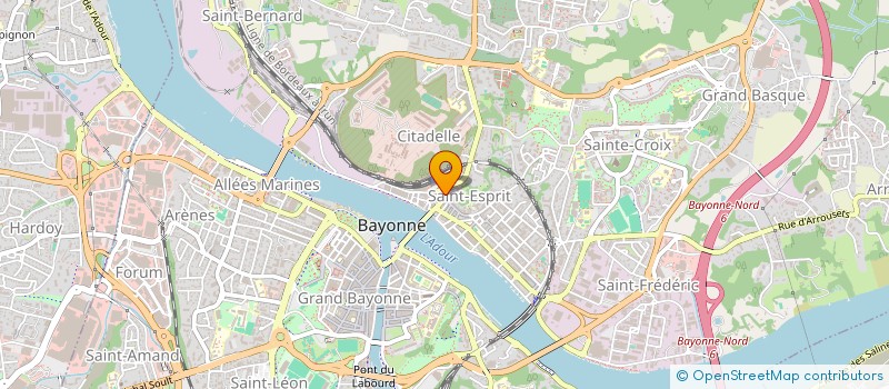 localisation de l'entreprise SCI LAGREOU à BAYONNE