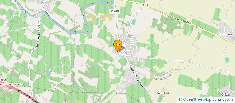 localisation de l'entreprise SCI LAGRIFFI  CAUX-ET-SAUZENS