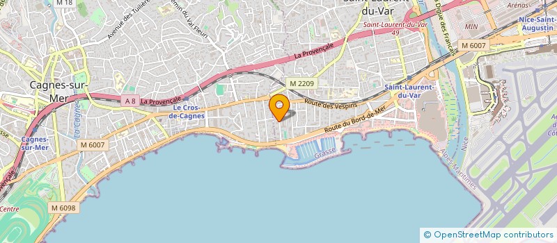 localisation de l'entreprise SCI LAGRITTA  SAINT-LAURENT-DU-VAR