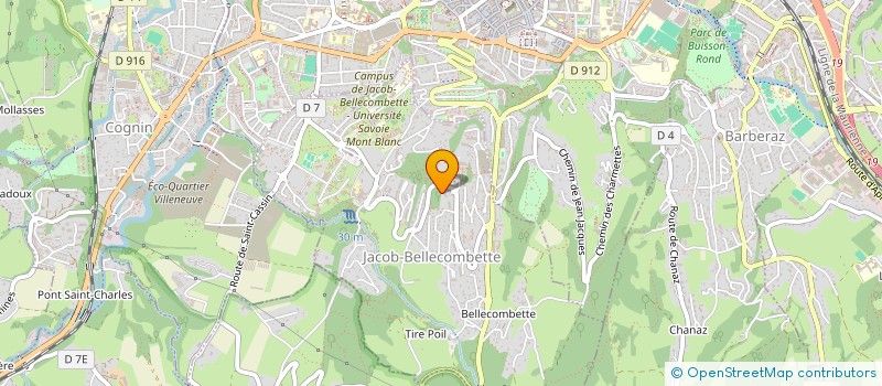 localisation de l'entreprise SCI LAGRUE  JACOB-BELLECOMBETTE