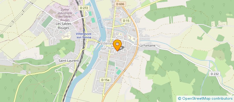 localisation de l'entreprise SCI LAGS  VILLENEUVE-SUR-YONNE