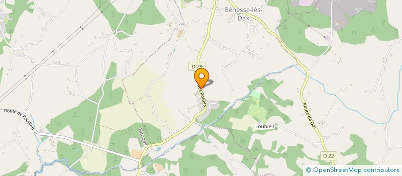 localisation de l'entreprise SCI LAGUI  BENESSE-LES-DAX