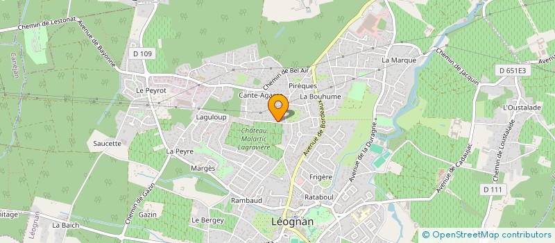 localisation de l'entreprise SCI LAGULOUP  LEOGNAN