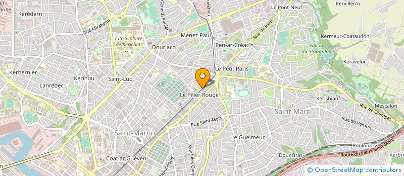 localisation de l'entreprise SCI LAGUNAK  BREST