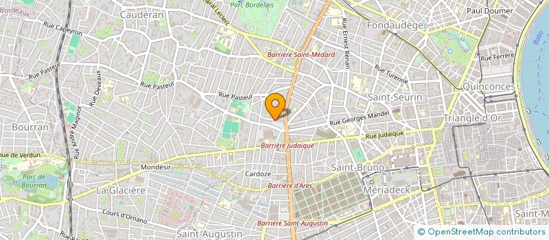 localisation de l'entreprise SCI LAGUNE  BORDEAUX