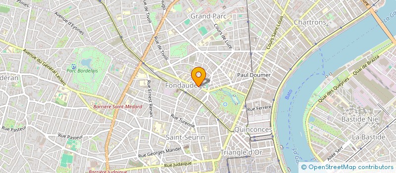 localisation de l'entreprise SCI LAGUNE  BORDEAUX