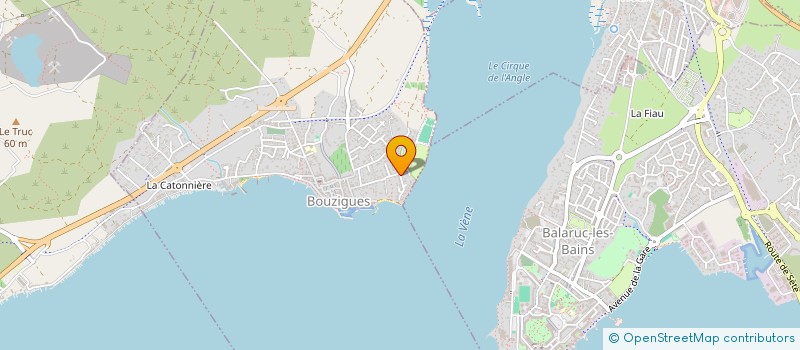 localisation de l'entreprise SCI LAGUNE DE THAU  BOUZIGUES