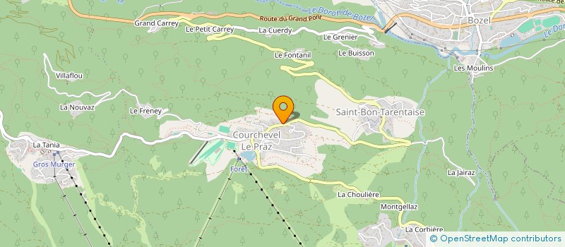 localisation de l'entreprise SCI LAGUNO à COURCHEVEL