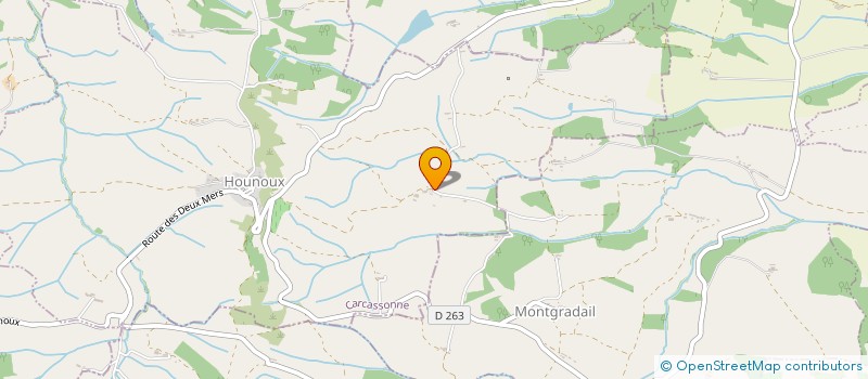 localisation de l'entreprise SCI LAGUZOU GUYON  HOUNOUX