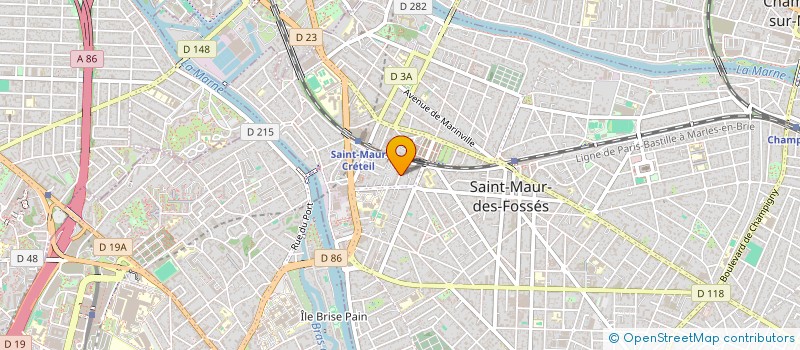 localisation de l'entreprise SCI LAHACHE à SAINT-MAUR-DES-FOSSES