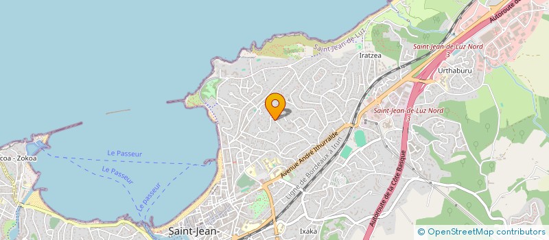 localisation de l'entreprise SCI LAHANCHIPIA  SAINT-JEAN-DE-LUZ