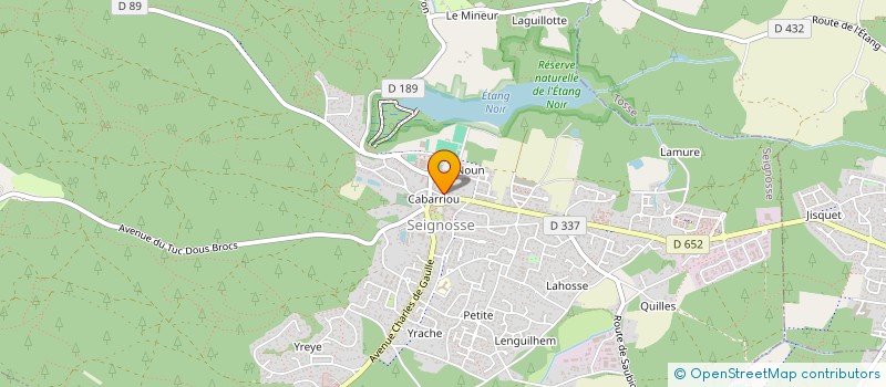 localisation de l'entreprise SCI LAHARY  SEIGNOSSE