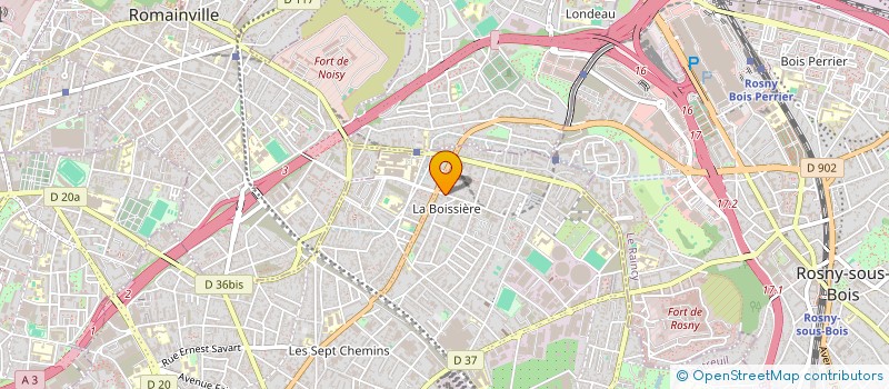 localisation de l'entreprise SCI LAHCENE à MONTREUIL