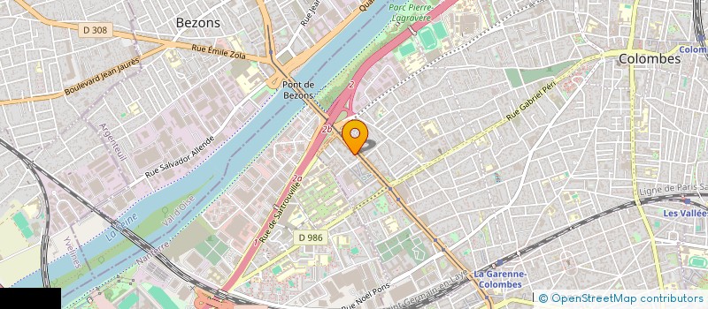localisation de l'entreprise SCI LAHDILI à COLOMBES