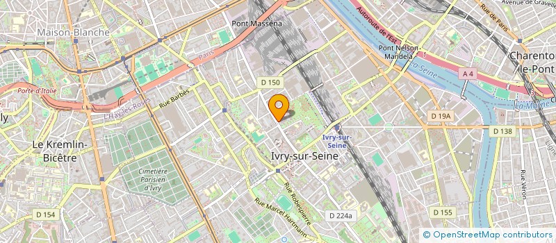 localisation de l'entreprise SCI LAHENAM KOUF LEVY à IVRY-SUR-SEINE