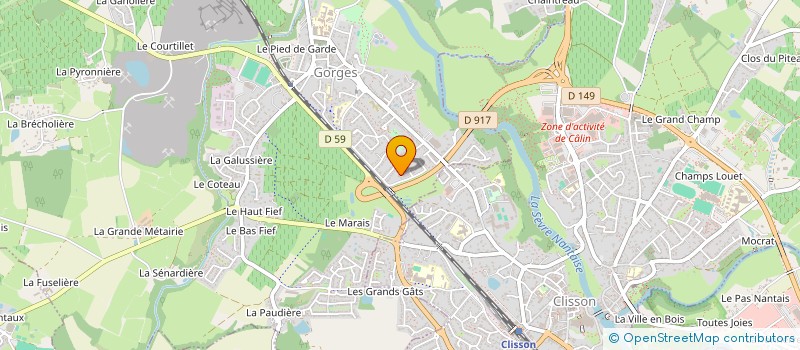 localisation de l'entreprise SCI LAHEUX  GORGES