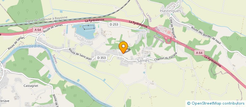 localisation de l'entreprise SCI LAHIEYTE  CAME