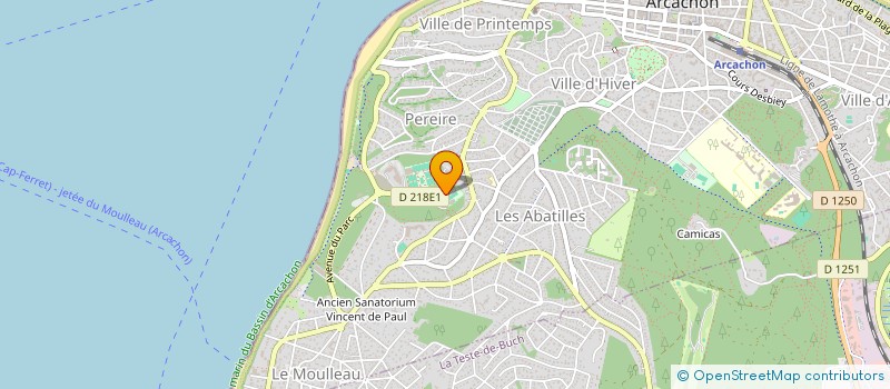 localisation de l'entreprise SCI LAHMI  ARCACHON