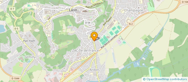 localisation de l'entreprise SCI LAHMID IMMOBILIER à LAON