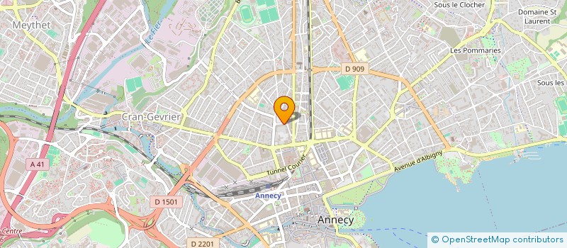 localisation de l'entreprise SCI LAHORINA à ANNECY