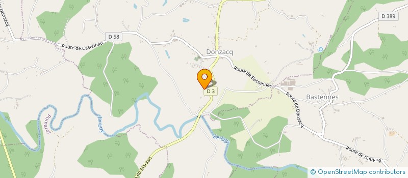 localisation de l'entreprise SCI LAHOURCADE  DONZACQ