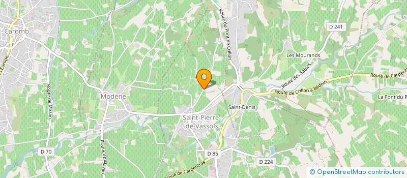 localisation de l'entreprise SCI LAHYRE  SAINT-PIERRE-DE-VASSOLS