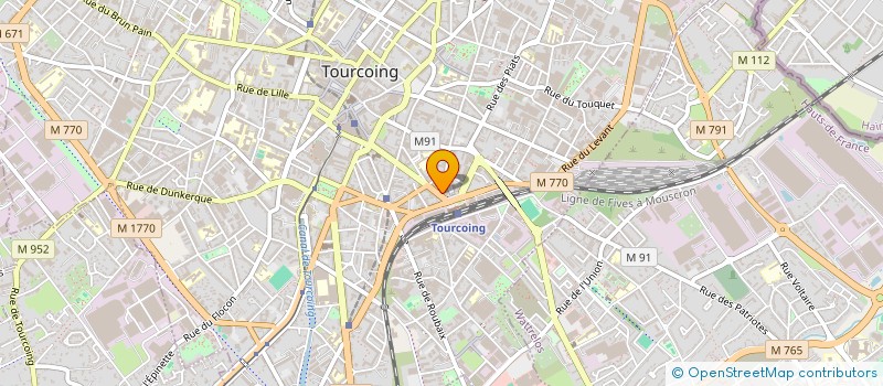 localisation de l'entreprise SCI LAI NG  TOURCOING