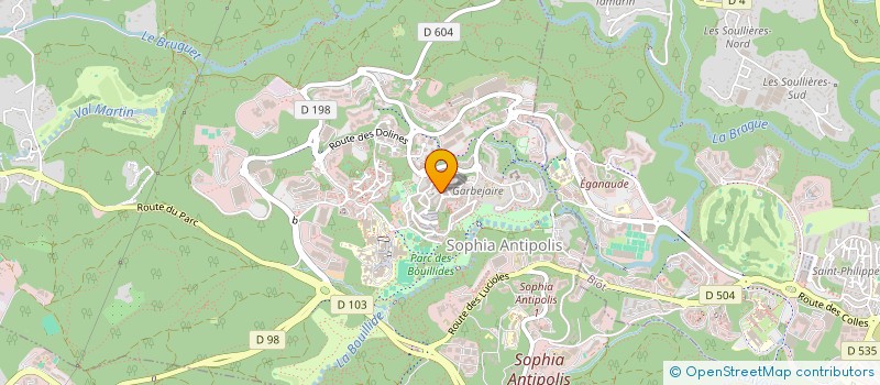 localisation de l'entreprise SCI LAIDI FAMILY  VALBONNE