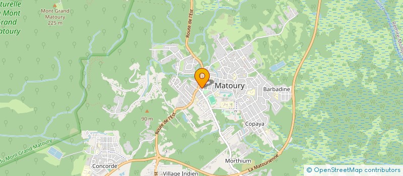 localisation de l'entreprise SCI LAIDLOW à MATOURY