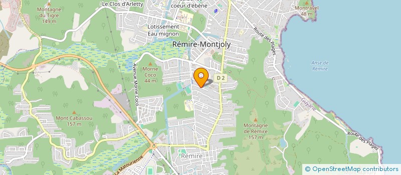 localisation de l'entreprise SCI LAIFA  REMIRE-MONTJOLY