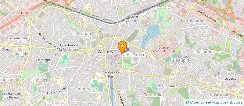 localisation de l'entreprise SCI LAIGLE à VANNES