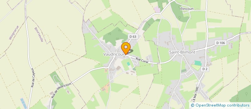 localisation de l'entreprise SCI LAIGNEAU  VAUDRICOURT