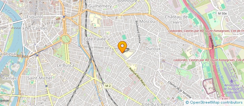 localisation de l'entreprise SCI LAIK à TOULOUSE
