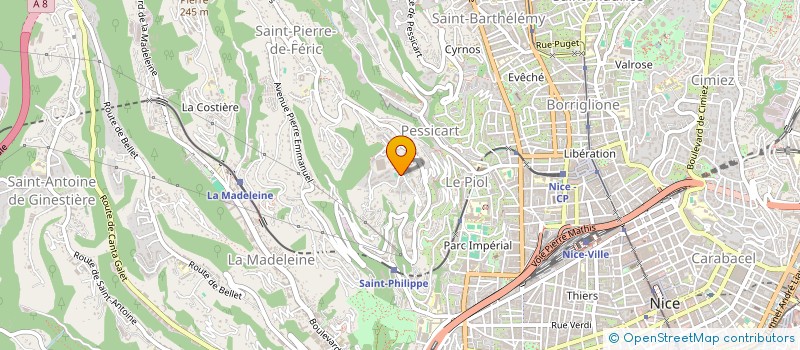 localisation de l'entreprise SCI LAIK à NICE