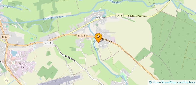 localisation de l'entreprise SCI LAIKA  ANCIER